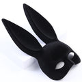 Rabbit Ears Suede Mask Halloween Party Mask