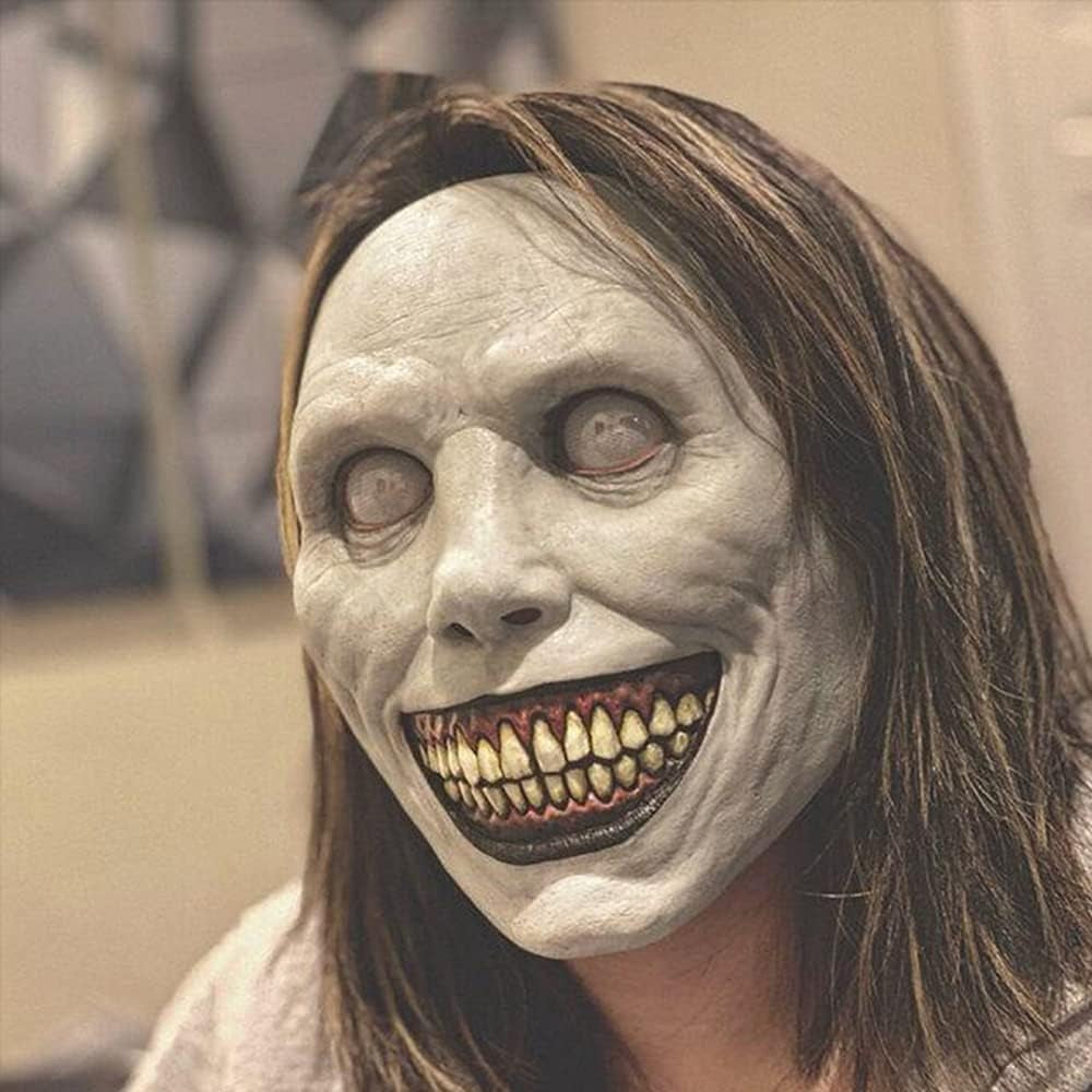 Halloween Scary Demon Mask Creepy Smiling Demons Horror Devil Mask