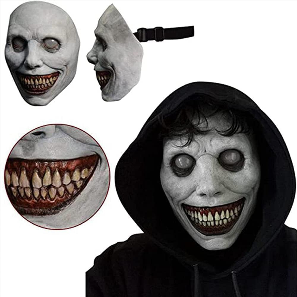 Halloween Scary Demon Mask Creepy Smiling Demons Horror Devil Mask