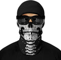 3D Balaclava Ski Mask Motorcycle Full Face Mask Outdoor Tactical Hood Headwear Mask Ghosts Skull Mask Men Women for Halloween