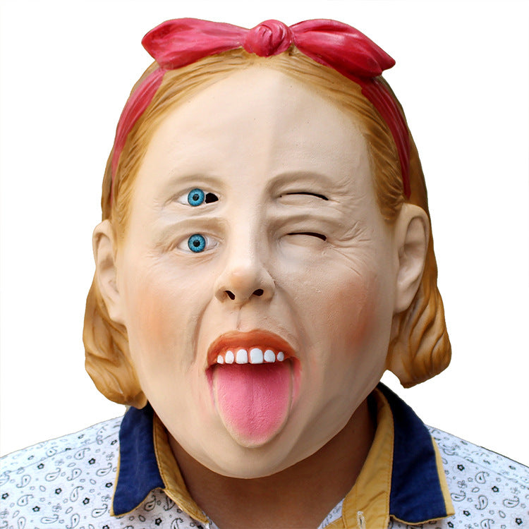 Halloween Shadow Mask - New Funny Latex Headpiece