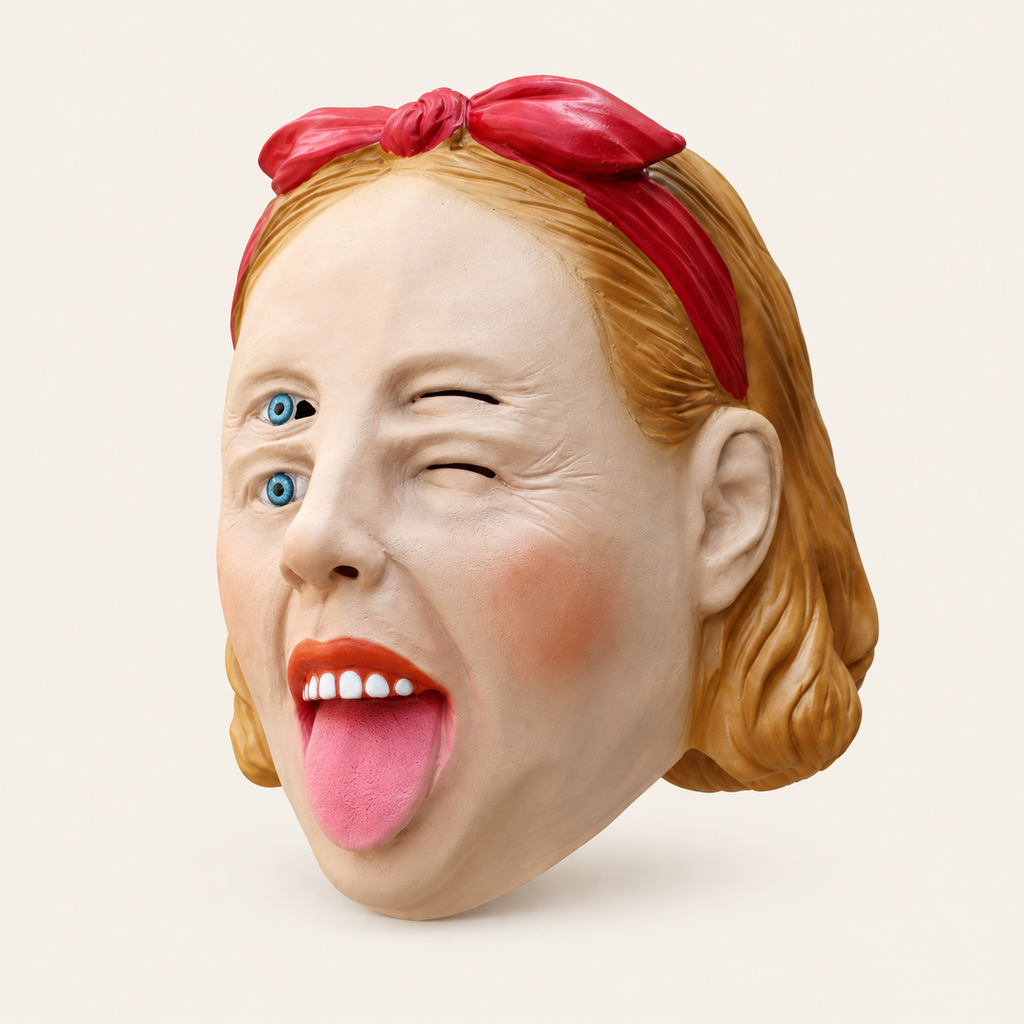 Halloween Shadow Mask - New Funny Latex Headpiece