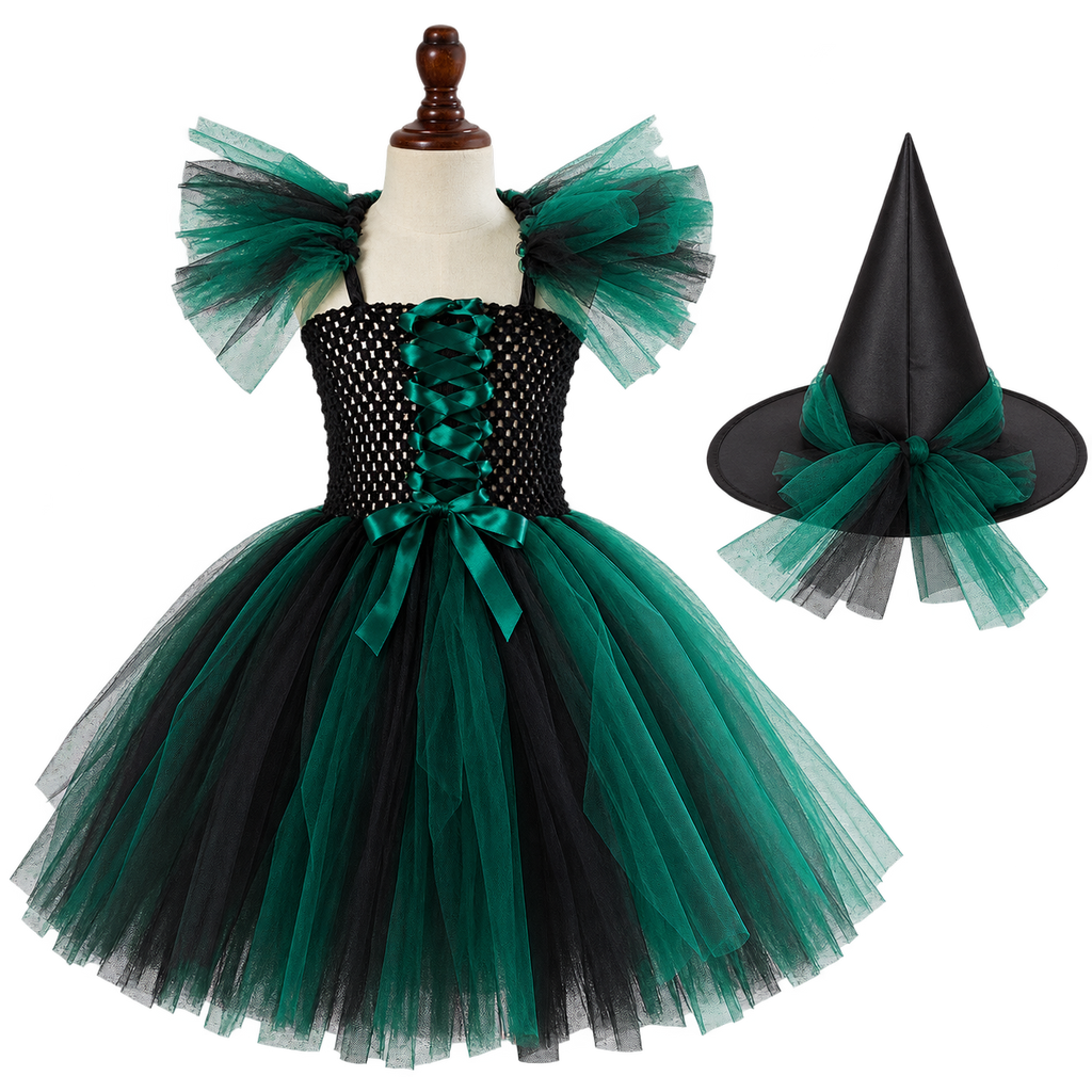 Halloween Girls' Clothing Pettiskirt Cosplay Performance Skirt Suit