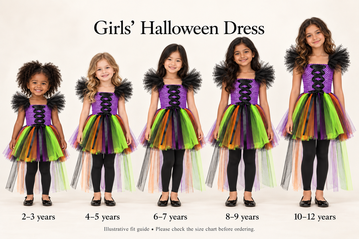 Halloween Wizard Girl Costume