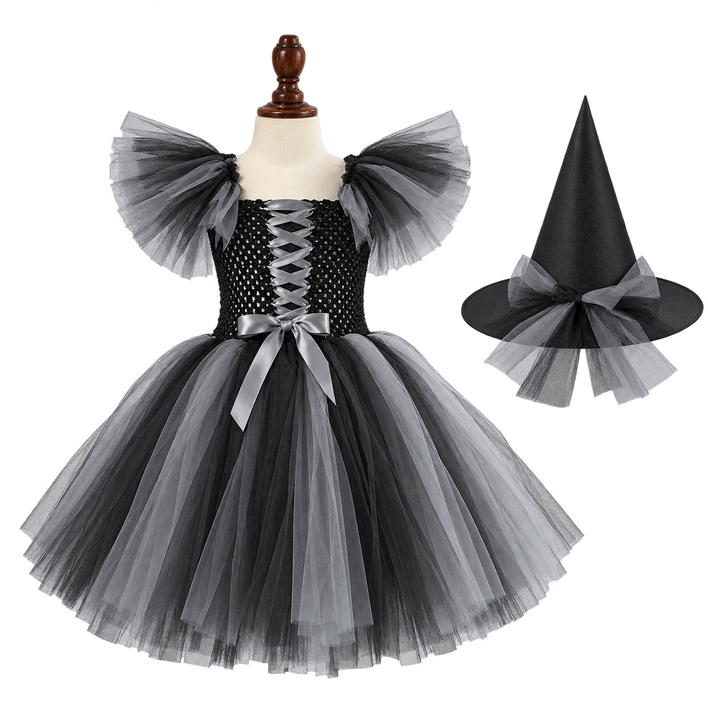 Halloween Girls' Clothing Pettiskirt Cosplay Performance Skirt Suit