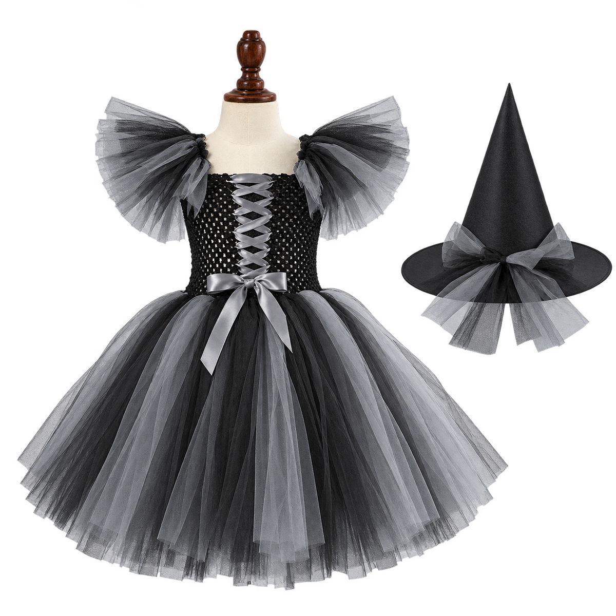 Halloween Girls' Clothing Pettiskirt Cosplay Performance Skirt Suit
