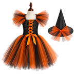 Halloween Girls' Clothing Pettiskirt Cosplay Performance Skirt Suit