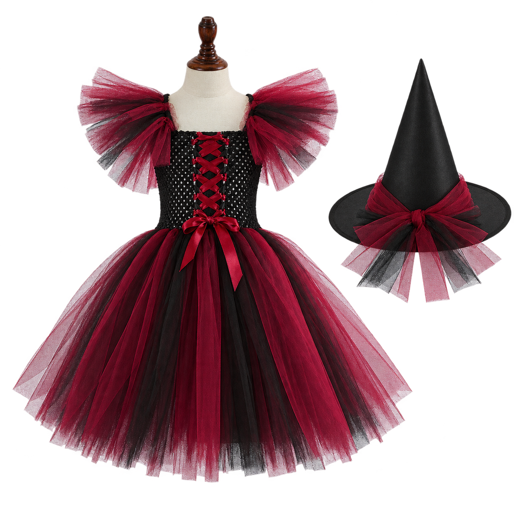 Halloween Girls' Clothing Pettiskirt Cosplay Performance Skirt Suit
