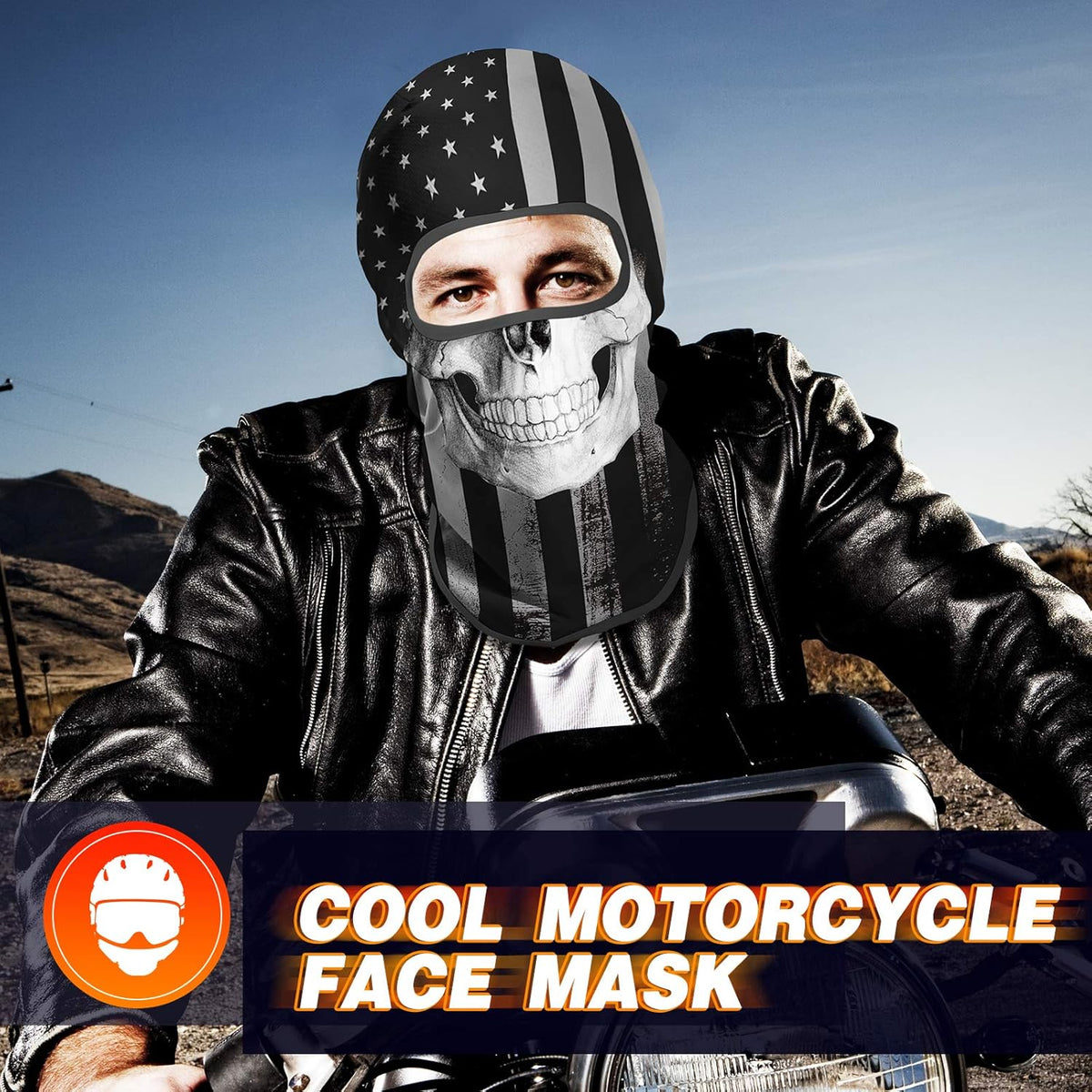 3D Balaclava Ski Mask Cool Skull Animal Full Face Mask Cycling/Motorcycle/Halloween